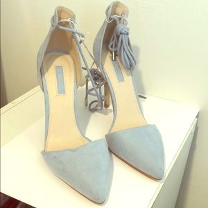 F21 Baby blue colored heels